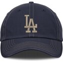 gorra-curva-azul-marino-ajustable-con-logo-beige-fathers-day-club-unstructured-organic-cotton-de-los-angeles-dodgers-mlb-de-nike