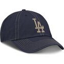 gorra-curva-azul-marino-ajustable-con-logo-beige-fathers-day-club-unstructured-organic-cotton-de-los-angeles-dodgers-mlb-de-nike