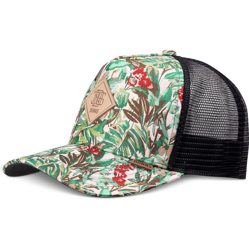 gorra-trucker-verde-y-negra-hft-woven-jungle-de-djinns