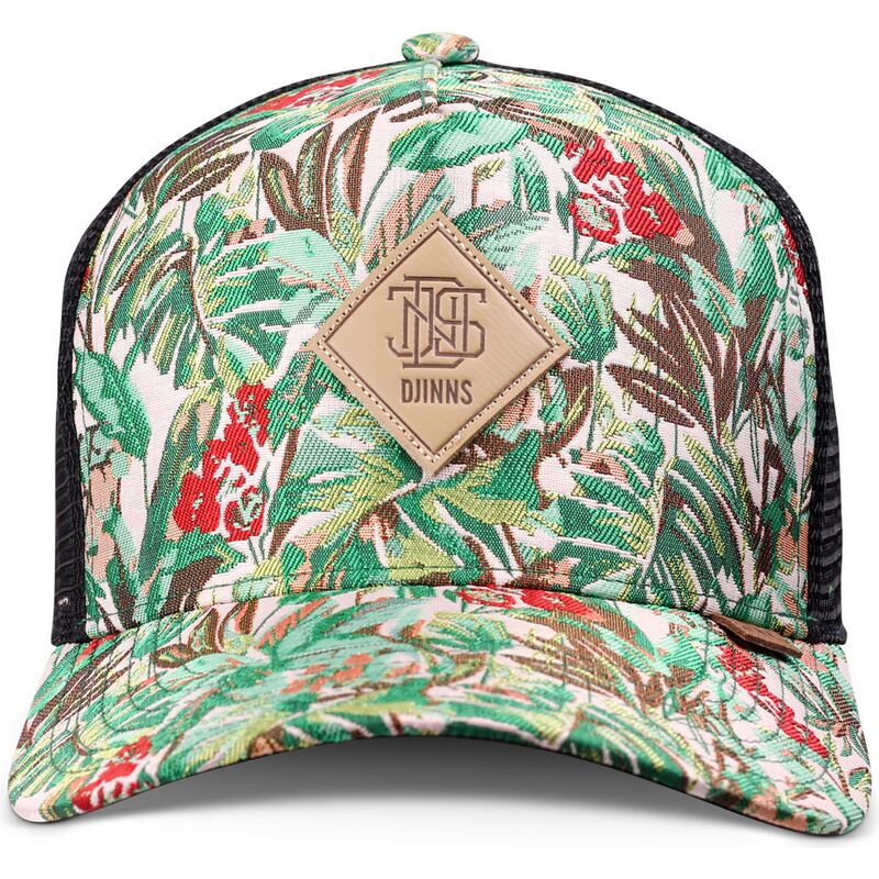 gorra-trucker-verde-y-negra-hft-woven-jungle-de-djinns