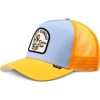 Gorra trucker azul y amarilla HFT Skaterboy de Djinns