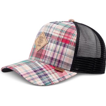 Gorra trucker multicolor HFT Patch Check Red de Djinns
