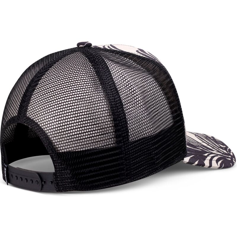 gorra-trucker-negra-y-beige-hft-allover-palm-de-djinns gorra-trucker-negra-y-beige-hft-allover-palm-de-djinns