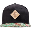 gorra-plana-negra-y-verde-snapback-woven-jungle-rev-de-djinns