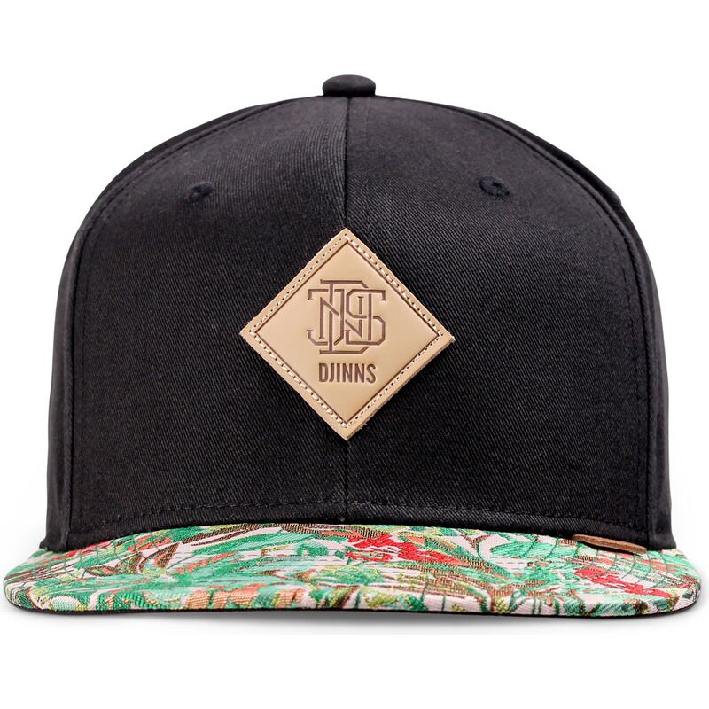 gorra-plana-negra-y-verde-snapback-woven-jungle-rev-de-djinns gorra-plana-negra-y-verde-snapback-woven-jungle-rev-de-djinns
