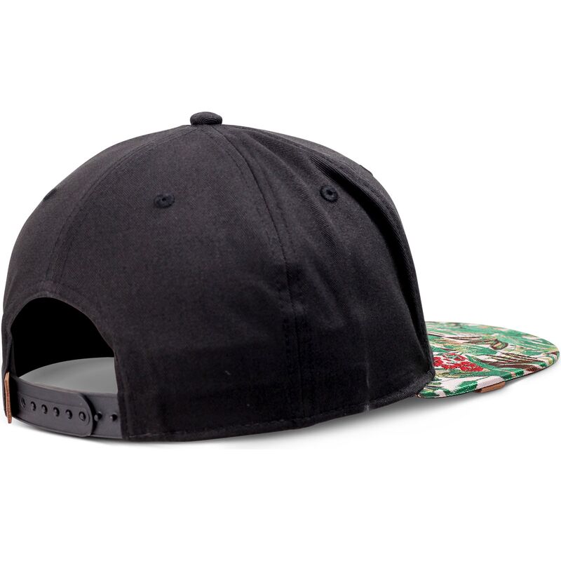 gorra-plana-negra-y-verde-snapback-woven-jungle-rev-de-djinns gorra-plana-negra-y-verde-snapback-woven-jungle-rev-de-djinns