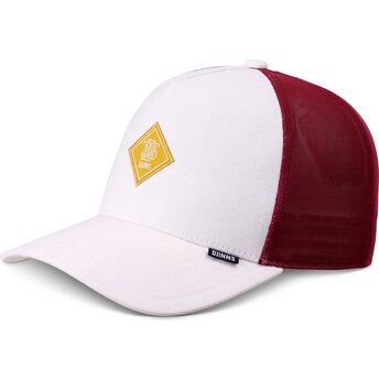 Gorra trucker blanca y roja HFT FineFine Mesh de Djinns