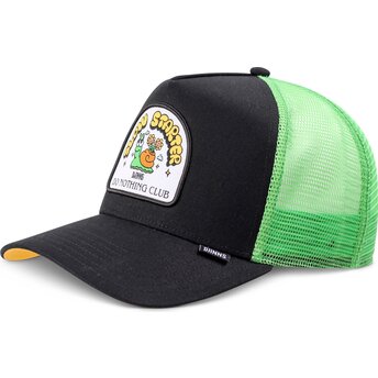 Gorra trucker negra y verde HFT DNC Slowstarter de Djinns