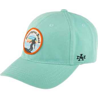 Gorra curva verde ajustable Hepcat de Huntington Beach de American Needle