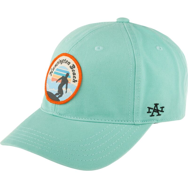 gorra-curva-verde-ajustable-hepcat-de-huntington-beach-de-american-needle