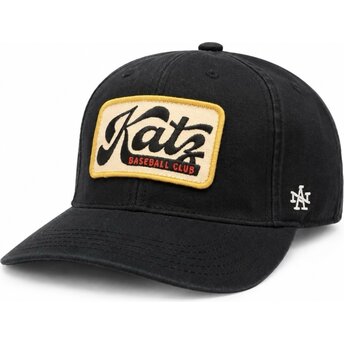 Gorra curva negra ajustable Hepcat de Kansas City Katz MLB de American Needle