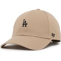 gorra-curva-beige-ajustable-con-logo-negro-mvp-base-runner-legend-de-los-angeles-dodgers-mlb-de-47-brand