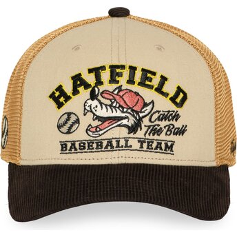 Gorra trucker marrón y beige PCS BAS de Hatfield