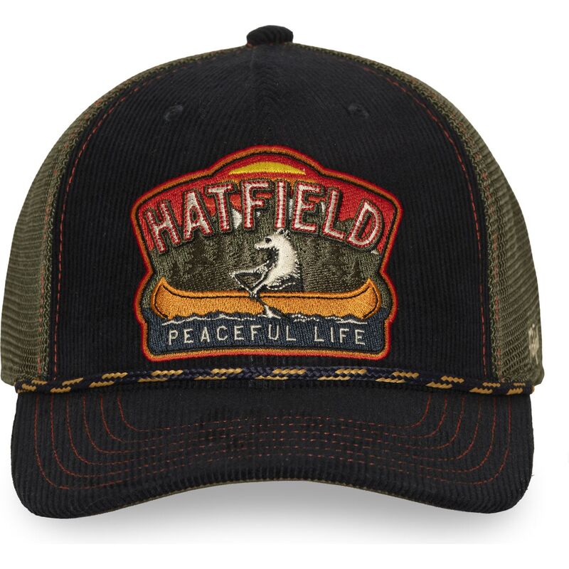 gorra-trucker-negra-y-verde-pcs-pea-de-hatfield gorra-trucker-negra-y-verde-pcs-pea-de-hatfield