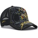gorra-trucker-negra-crawling-dragon-de-ed-hardy