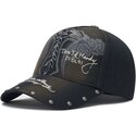 gorra-curva-negra-ajustable-storming-rose-washed-de-ed-hardy