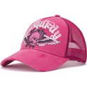 gorra-trucker-rosa-flaming-gothic-skull-washed-de-ed-hardy
