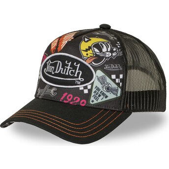 Gorra trucker negra SUBL19 de Von Dutch