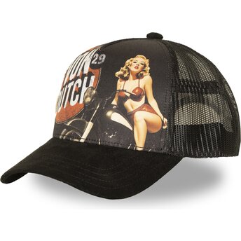 Gorra trucker negra SUBL21 de Von Dutch