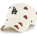 gorra-curva-beige-ajustable-clean-up-scatter-de-los-angeles-dodgers-mlb-de-47-brand