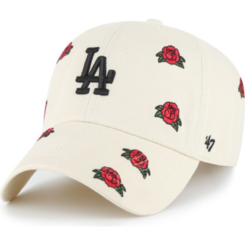 gorra-curva-beige-ajustable-clean-up-scatter-de-los-angeles-dodgers-mlb-de-47-brand gorra-curva-beige-ajustable-clean-up-scatter-de-los-angeles-dodgers-mlb-de-47-brand