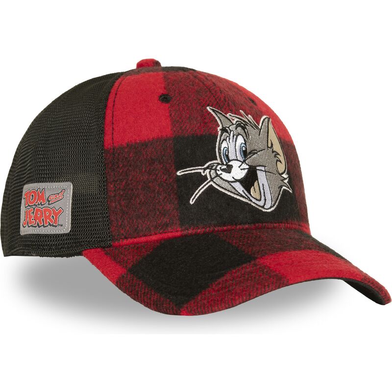 gorra-trucker-roja-y-negra-tom-taj9-tom-looney-tunes-de-capslab