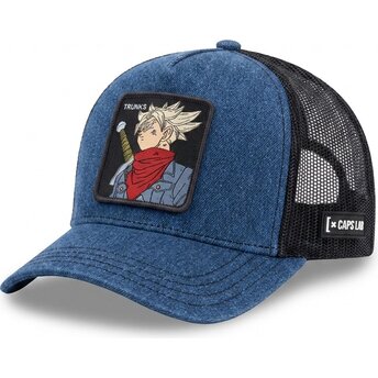 Gorra trucker azul marino y negra Trunks DBS9 TRU Dragon Ball de Capslab