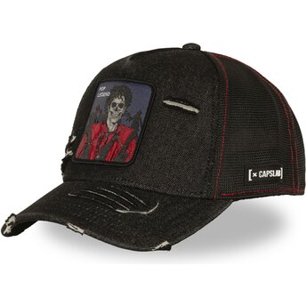 Gorra trucker negra Michael Jackson Pop Legend STA1 POP Famous de Capslab