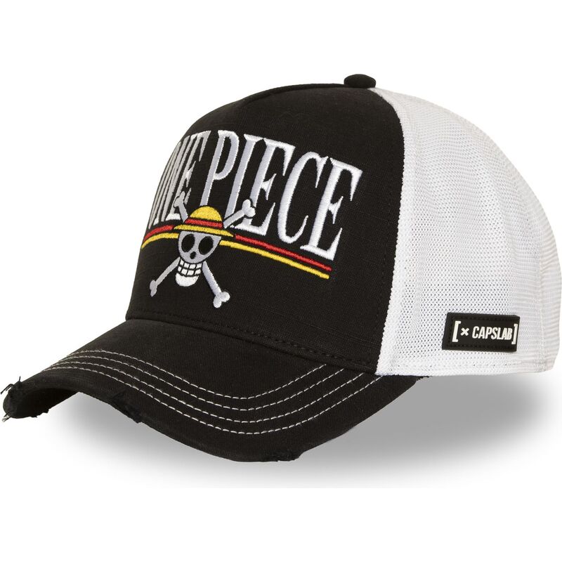 gorra-trucker-negra-y-blanca-straw-hat-pirates-op8-one-one-piece-de-capslab gorra-trucker-negra-y-blanca-straw-hat-pirates-op8-one-one-piece-de-capslab