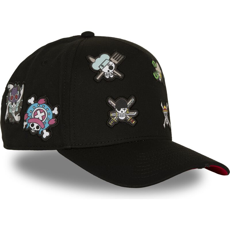 gorra-curva-negra-snapback-straw-hat-pirates-op8-fla-one-piece-de-capslab gorra-curva-negra-snapback-straw-hat-pirates-op8-fla-one-piece-de-capslab
