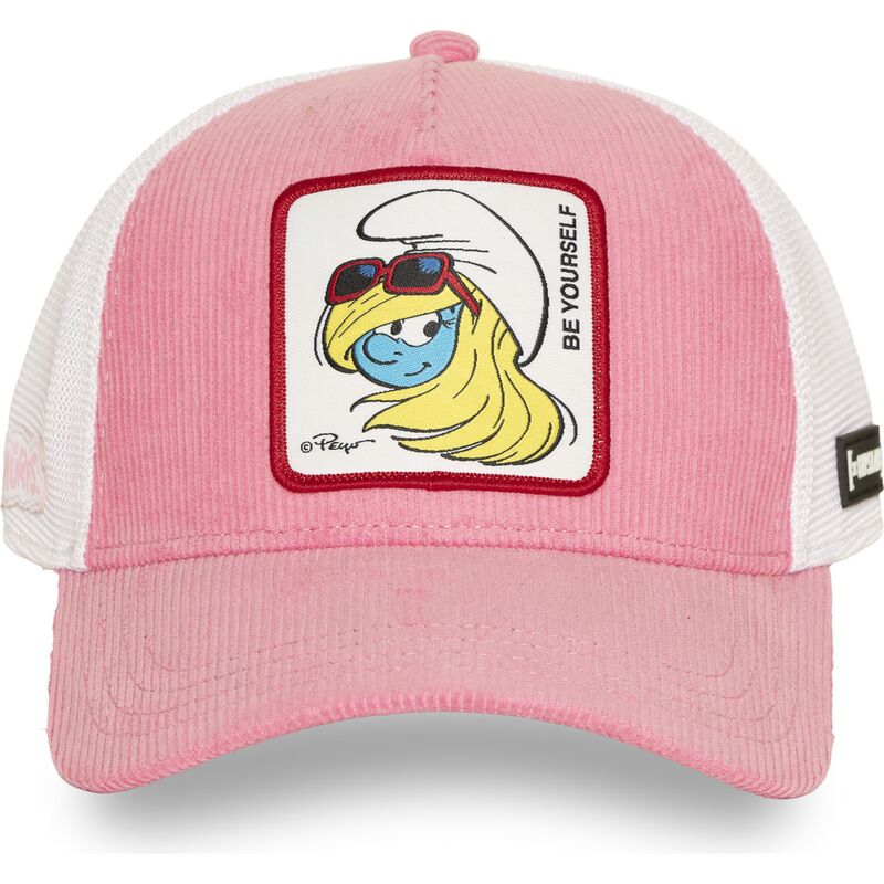 gorra-trucker-rosa-y-blanca-pitufina-smu3-sof-los-pitufos-de-capslab gorra-trucker-rosa-y-blanca-pitufina-smu3-sof-los-pitufos-de-capslab