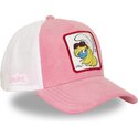 gorra-trucker-rosa-y-blanca-pitufina-smu3-sof-los-pitufos-de-capslab