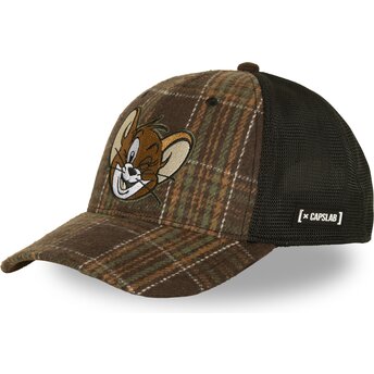 Gorra trucker marrón y negra Jerry TAJ9 JER Looney Tunes de Capslab