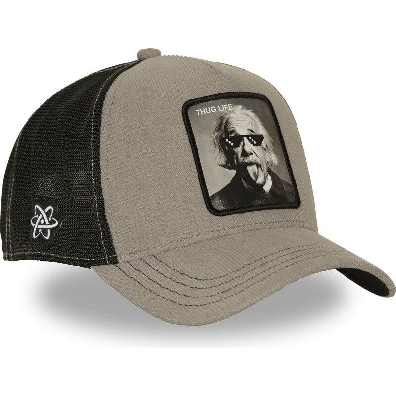 gorra-trucker-gris-y-negra-albert-einstein-thug-life-art1-thug-famous-de-capslab gorra-trucker-gris-y-negra-albert-einstein-thug-life-art1-thug-famous-de-capslab