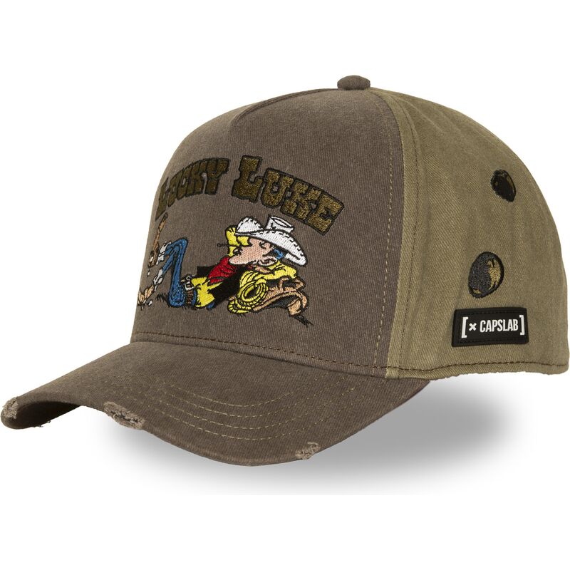 gorra-curva-marron-y-verde-snapback-lucky-luke-lck4-luc-de-capslab