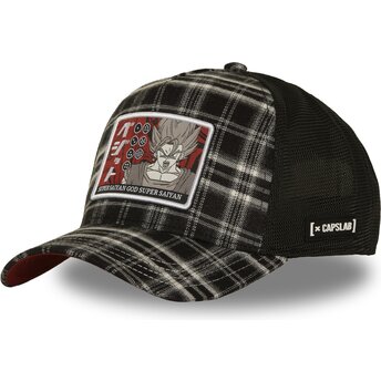 Gorra trucker negra Vegetto DBS9 GOD Dragon Ball de Capslab