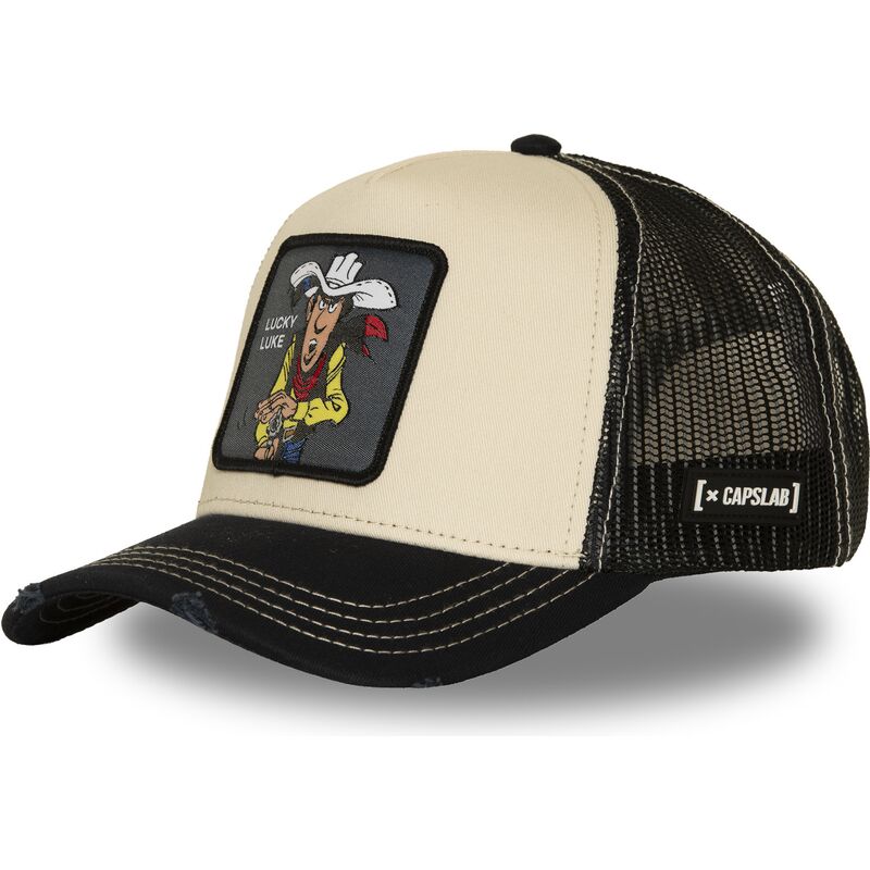 gorra-trucker-beige-y-negra-lucky-luke-lck4-cow-de-capslab