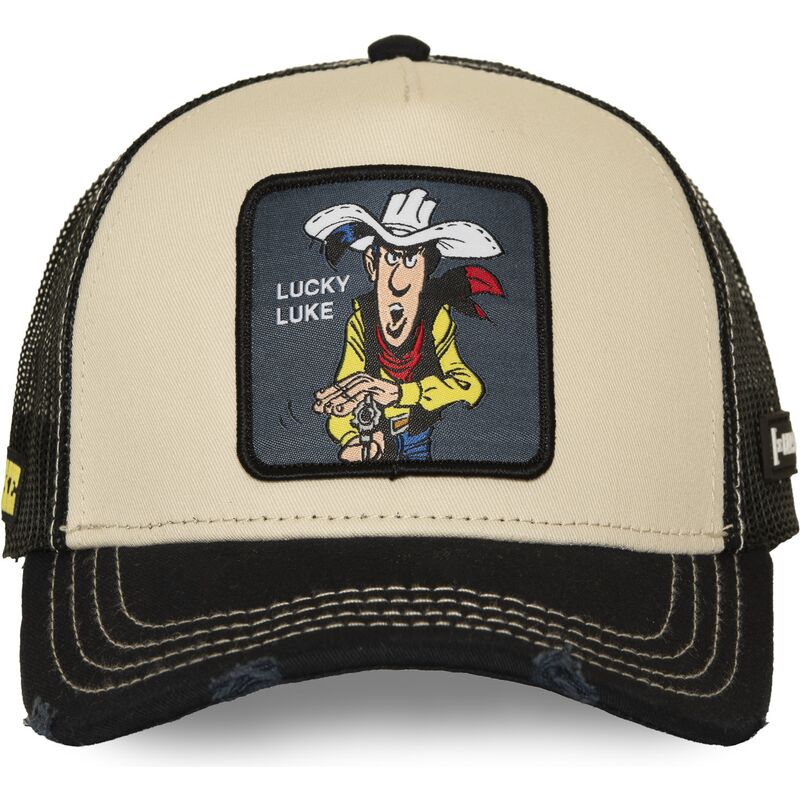 gorra-trucker-beige-y-negra-lucky-luke-lck4-cow-de-capslab