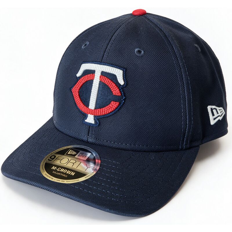 gorra-curva-azul-marino-snapback-9forty-m-crown-field-of-dreams-de-minnesota-twins-mlb-de-new-era