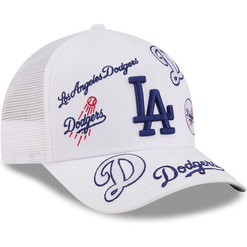 gorra-trucker-blanca-9forty-m-crown-a-frame-all-over-de-los-angeles-dodgers-mlb-de-new-era gorra-trucker-blanca-9forty-m-crown-a-frame-all-over-de-los-angeles-dodgers-mlb-de-new-era
