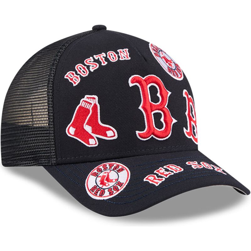 gorra-trucker-azul-marino-9forty-m-crown-a-frame-all-over-de-boston-red-sox-mlb-de-new-era