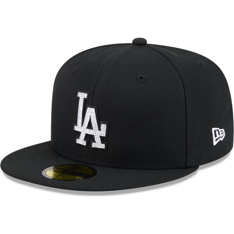 gorra-plana-negra-ajustada-59fifty-rhinestone-de-los-angeles-dodgers-mlb-de-new-era