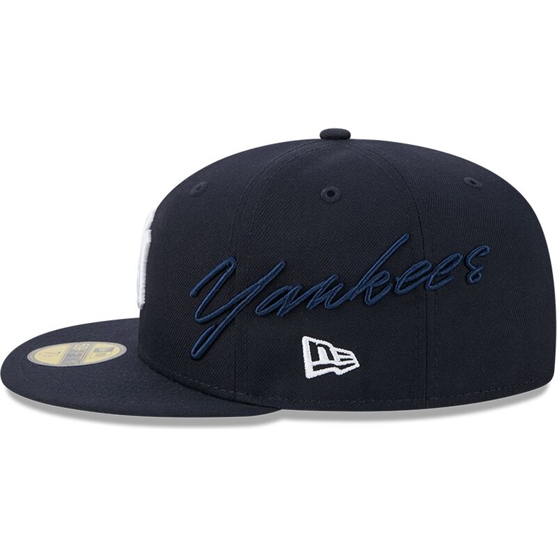 gorra-plana-azul-marino-ajustada-59fifty-side-script-de-new-york-yankees-mlb-de-new-era