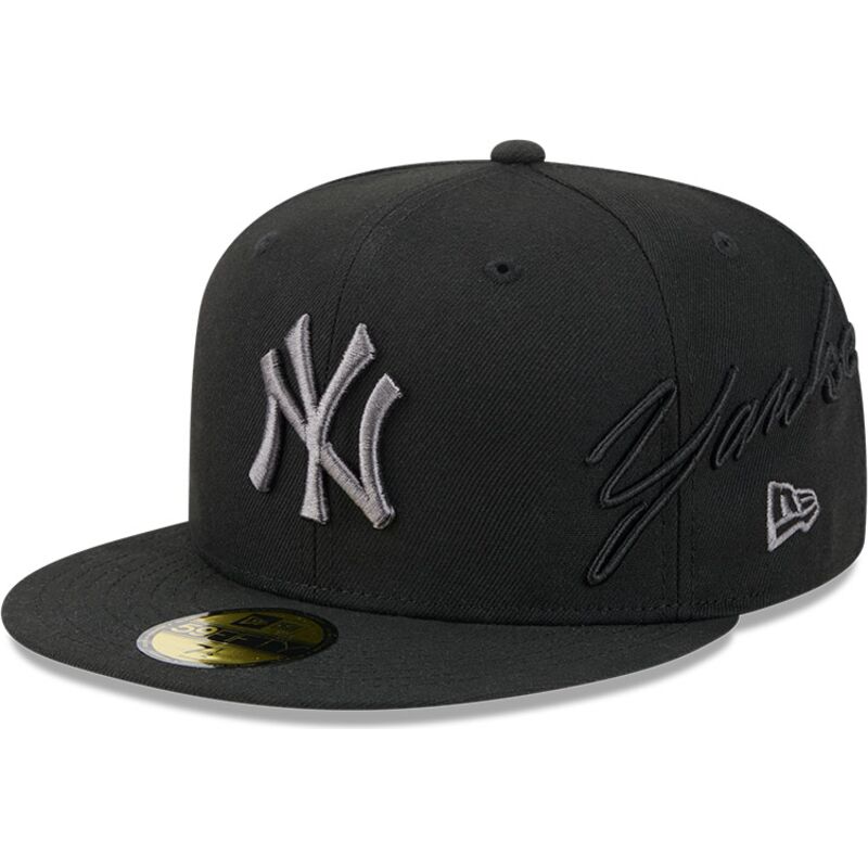 gorra-plana-negra-ajustada-con-logo-gris-59fifty-side-script-de-new-york-yankees-mlb-de-new-era
