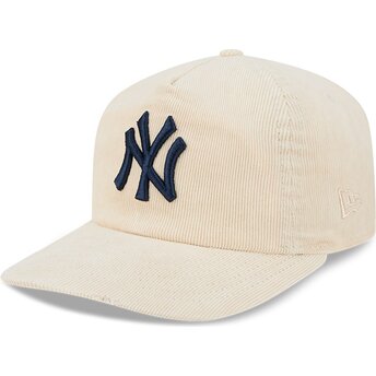 Gorra curva beige ajustable con logo azul marino 19TWENTY NA Lifestyle F1 de New York Yankees MLB de New Era