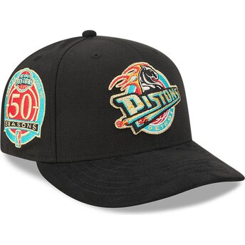 Gorra curva negra snapback 9FIFTY NA Lifestyle F1 de Detroit Pistons NBA de New Era