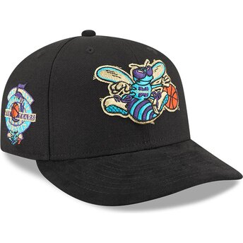 Gorra curva negra snapback 9FIFTY NA Lifestyle F1 de Charlotte Hornets NBA de New Era