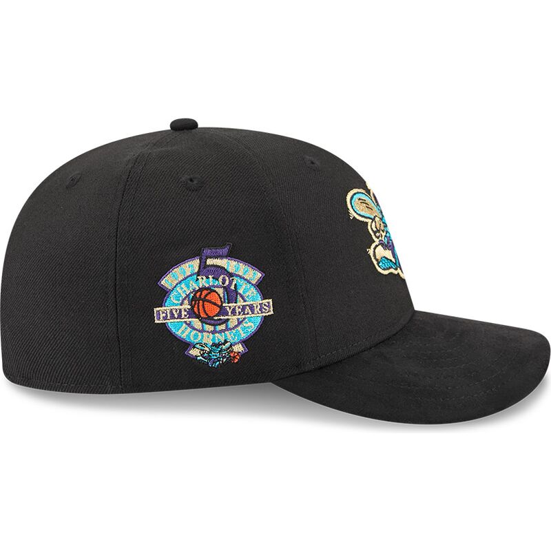 gorra-curva-negra-snapback-9fifty-na-lifestyle-f1-de-charlotte-hornets-nba-de-new-era