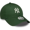 gorra-curva-verde-ajustable-para-mujer-9twenty-league-essential-midi-de-new-york-yankees-mlb-de-new-era