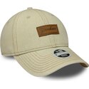 gorra-curva-beige-ajustable-con-logo-marron-9twenty-denim-de-new-york-yankees-mlb-de-new-era